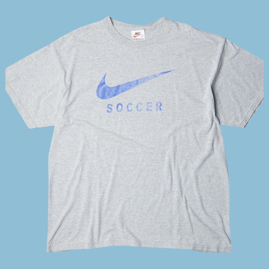Vintage Nike 90s Soccer T-Shirt - L
