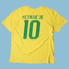 Vintage Nike Brasil Neymar Jr #10 T-Shirt - XL