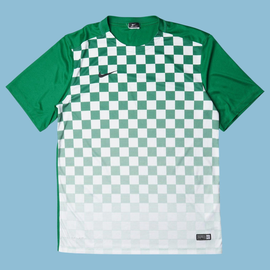 Vintage Nike Dri-Fit Checkered Jersey - M