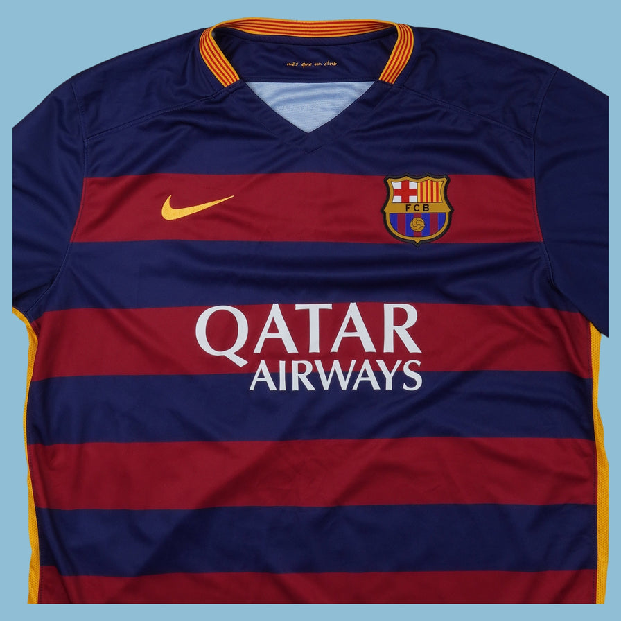 Vintage NIke FC Barcelona  2015/16 Trikot Shirt - XL