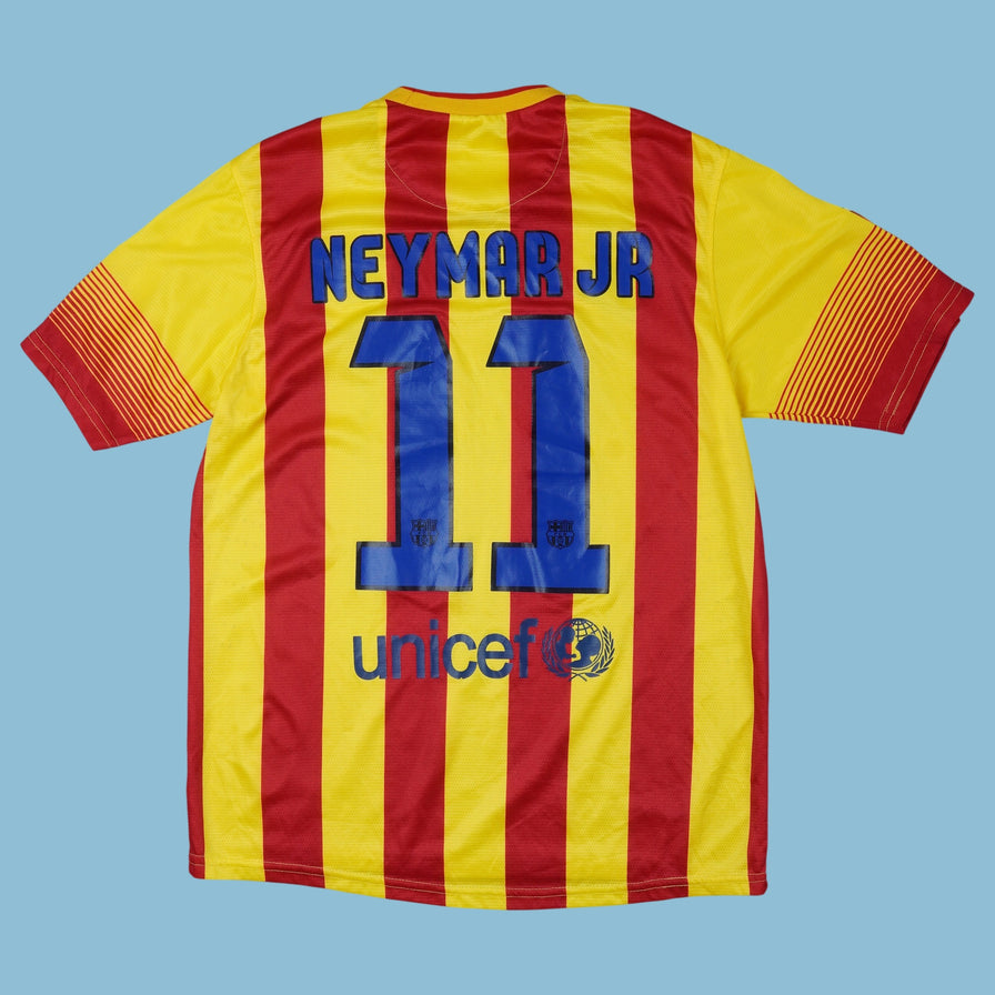 Vintage Nike FC Barcelona 2013 2014 Neymar Jr. #11 Trikot Shirt - M