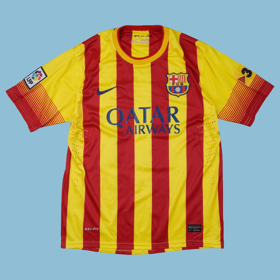 Vintage Nike FC Barcelona 2013 2014 Neymar Jr. #11 Trikot Shirt - M