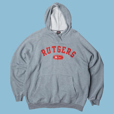 Vintage 90s Nike Rutgers Hoodie - XL