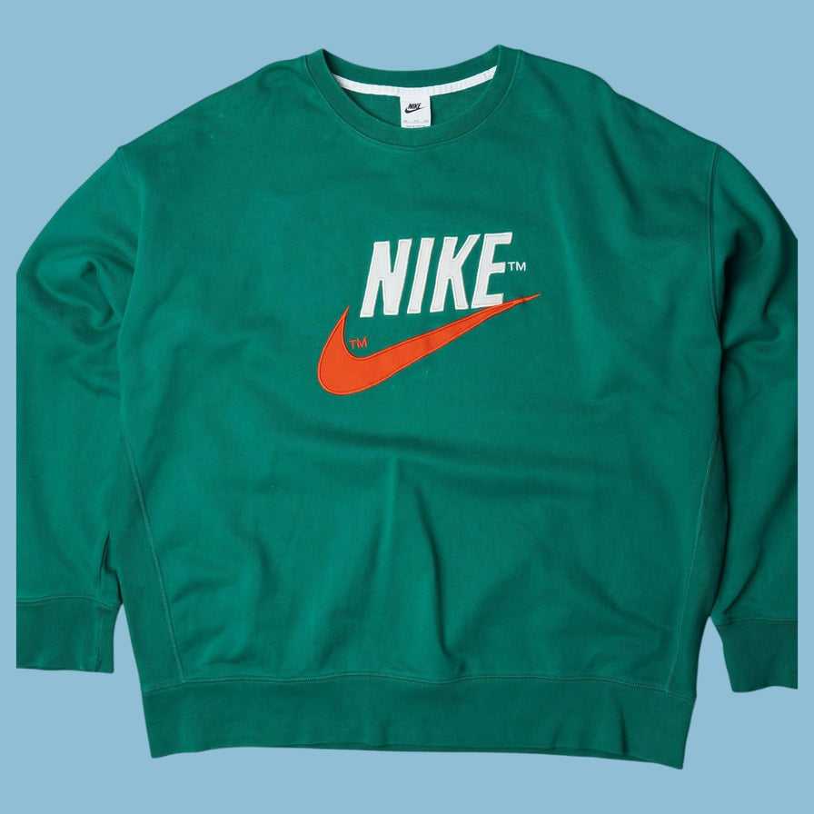Vintage Embroidered Nike Sweater - 2XL