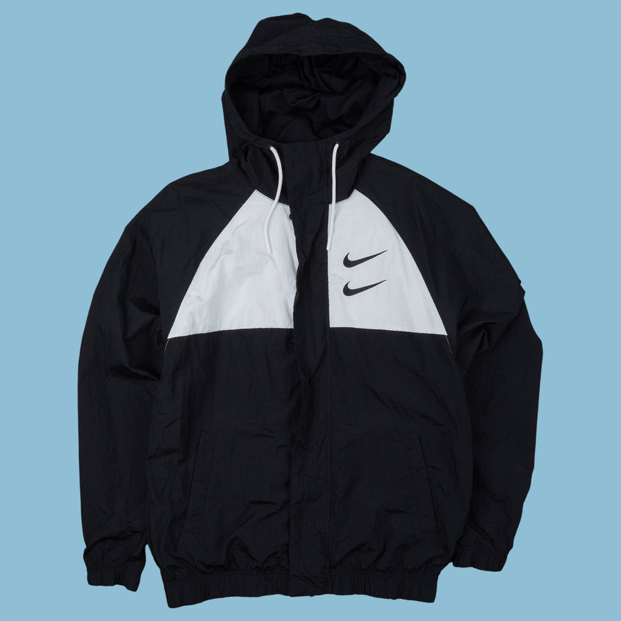 Vintage 90s Nike Swoosh Windbreaker Jacke - S