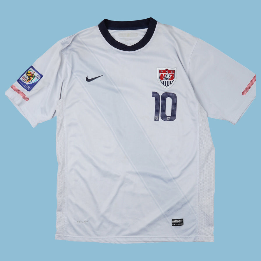 Vintage Nike 2010 USA Fußball Trikot #10 Shirt - L