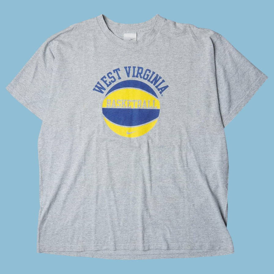 Vintage Nike West Virginia Basketball T-Shirt - XL