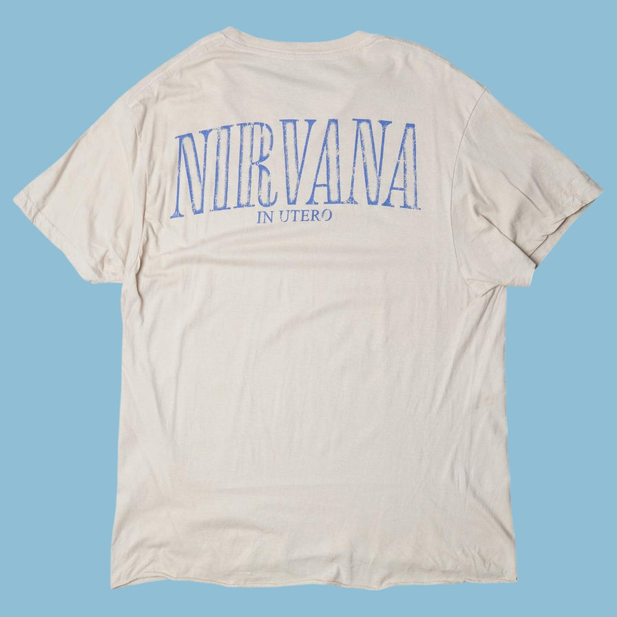 Vintage Nirvana 90s In Utero T-Shirt - L