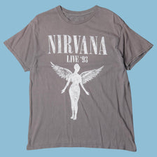 Vintage Nirvana 90s Live '93 In Utero T-Shirt - M