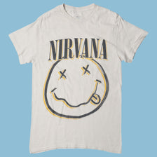 Vintage Nirvana 90s Smiley T-Shirt - S