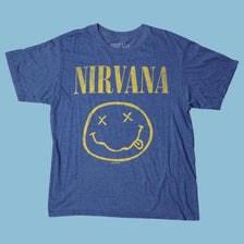 Vintage Nirvana Smiley T-Shirt - M