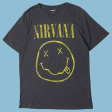 Vintage Nirvana Smiley T-Shirt - M