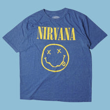 Vintage Nirvana Smiley T-Shirt - XL
