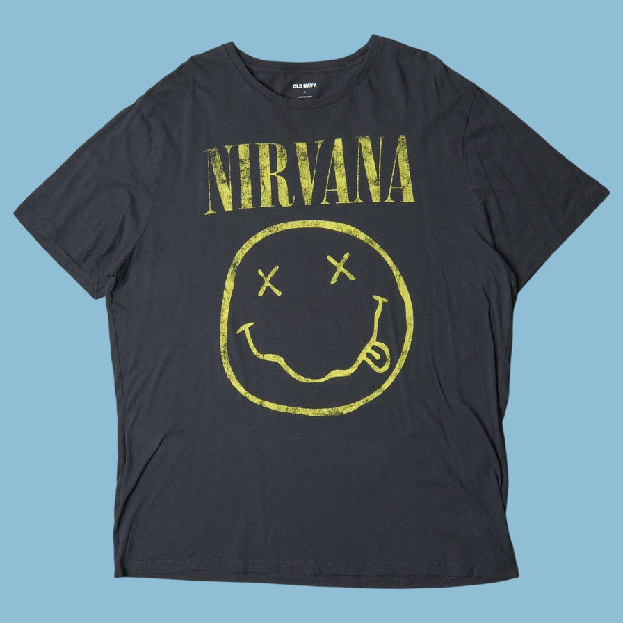 Vintage Nirvana Smiley T-Shirt - XL