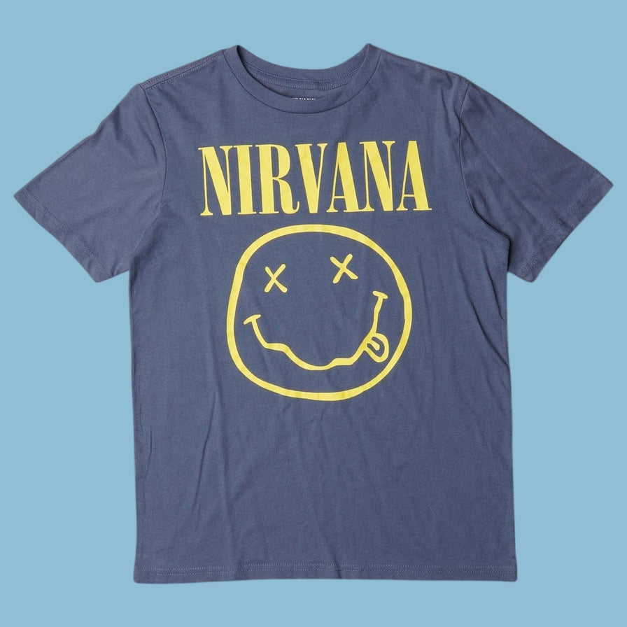 Vintage Nirvana Smiley T-Shirt - XS