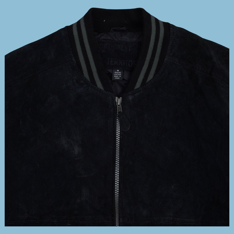 Vintage Northwest Territory College Lederjacke - M - NFF Vintage