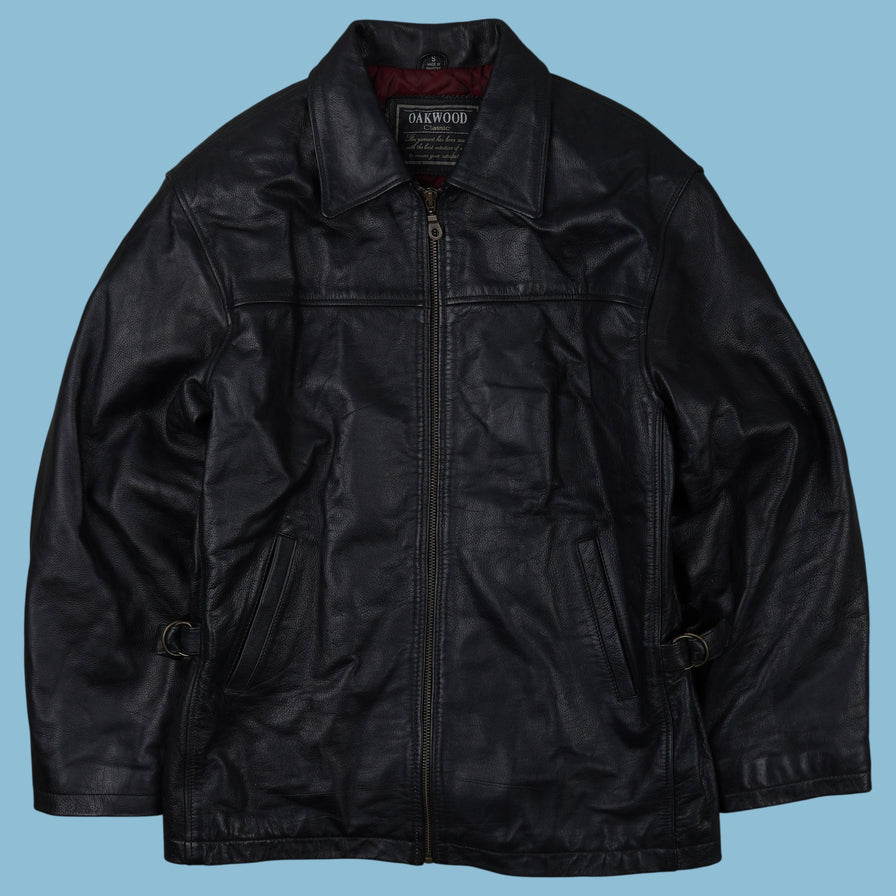 Vintage Oakwood Lederjacke - S