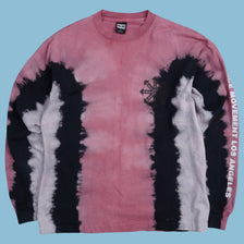 Vintage Obey Batik Tie - Dye Langarmshirt - S - NFF Vintage