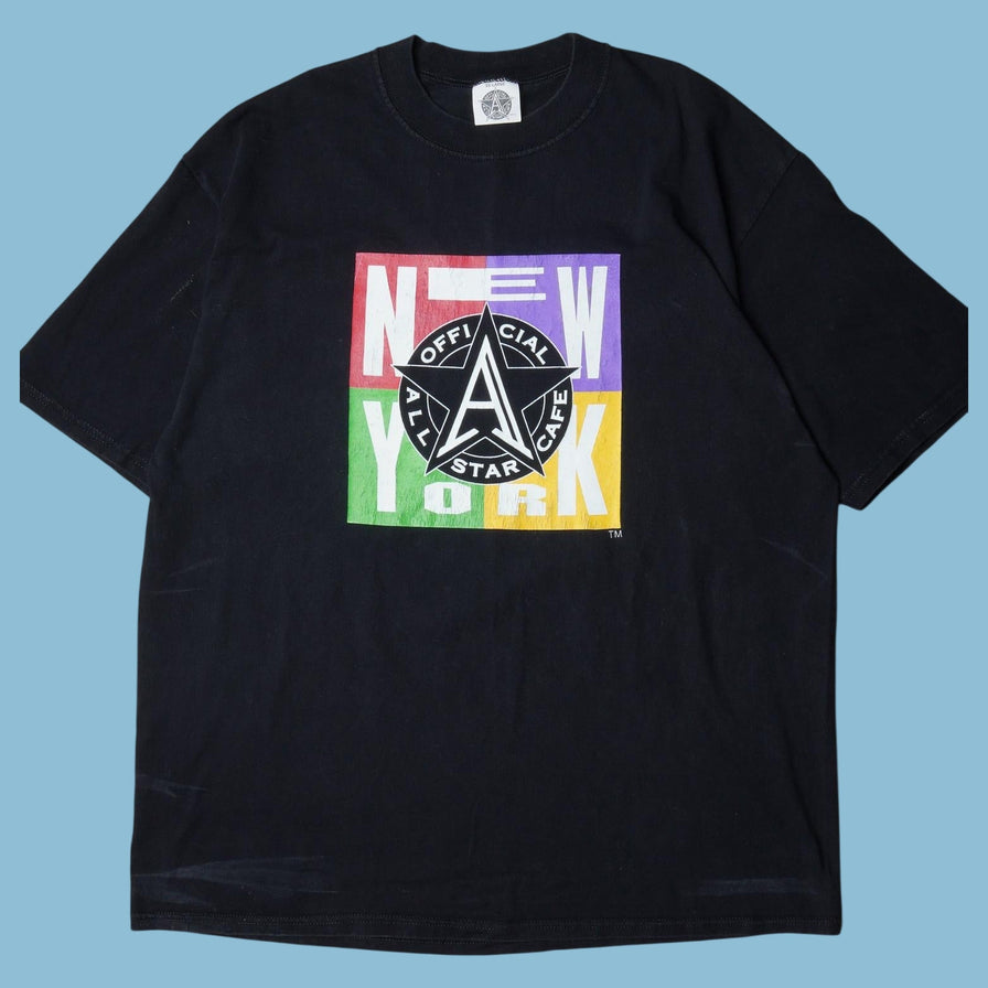 Vintage Official All Star Cafe 90s New York T-Shirt - 2XL