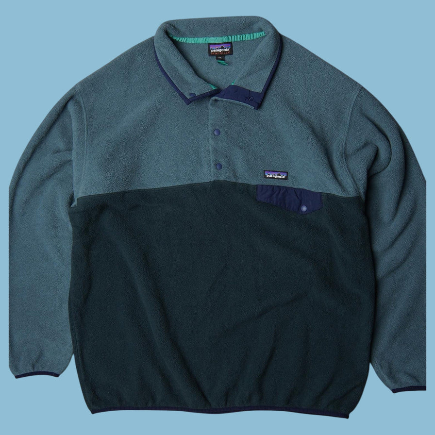 Vintage Patagonia 90s Synchilla Snap-T Fleecejacke - 2XL