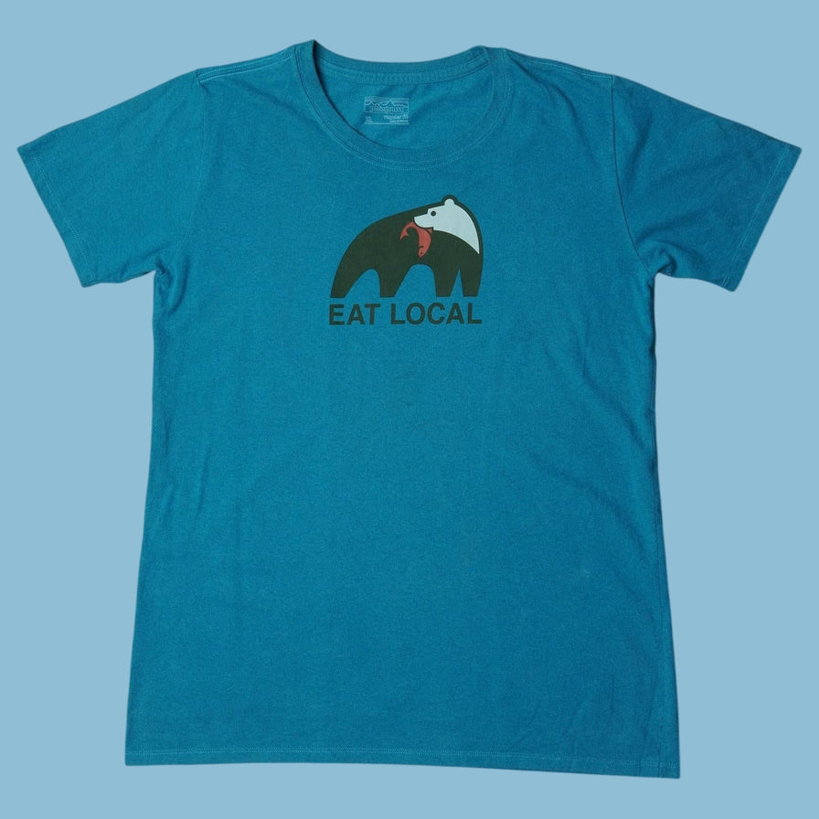 Vintage Patagonia Eat Local Bear T-Shirt - L