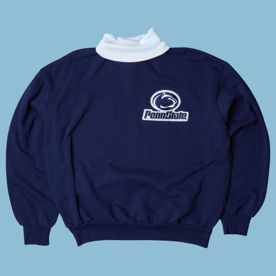Vintage Penn State 90s Turtleneck Sweater - L