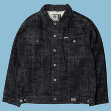 Vintage Pepe Jeans Allover Print Jeansjacke - XL