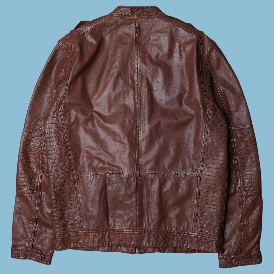 Vintage Pepe Jeans Lederjacke - L