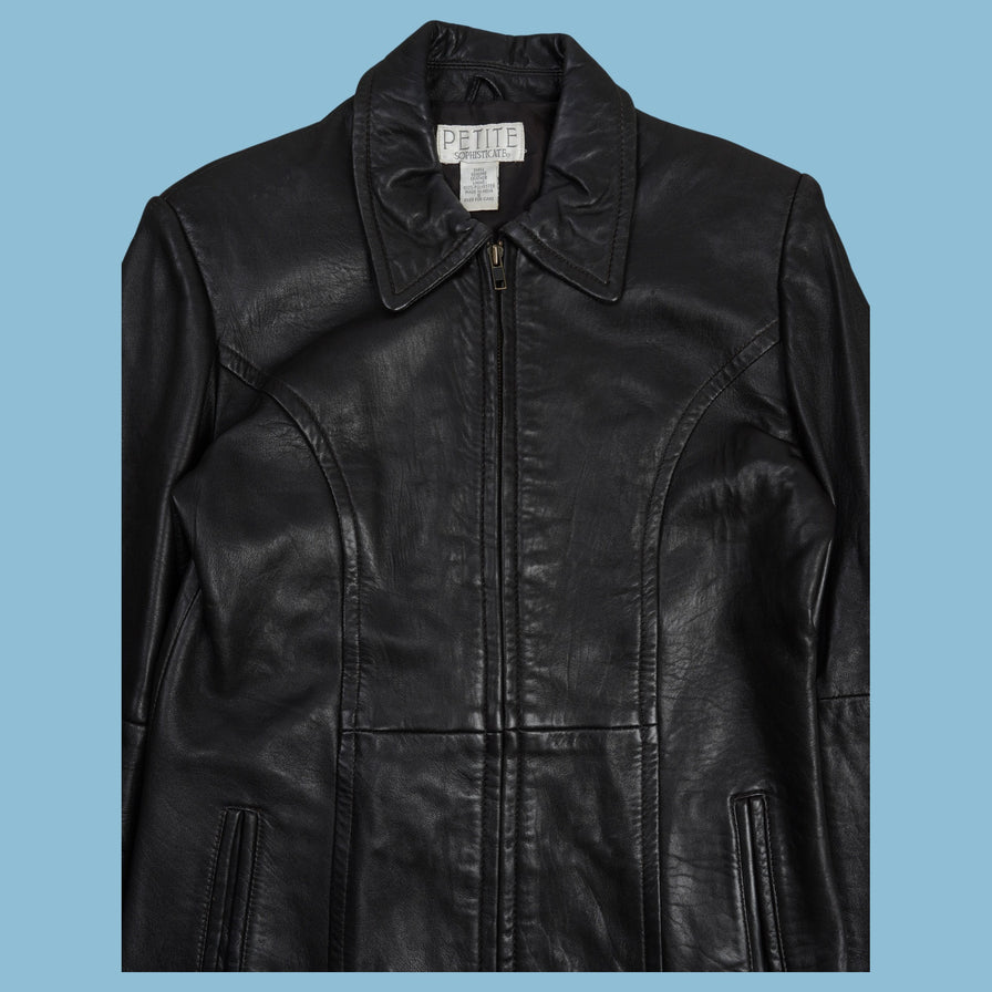 Vintage Petite Sophisticate Lederjacke - S - NFF Vintage