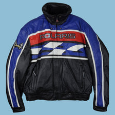 Vintage Polaris Leather Racing Jacket - 2XL