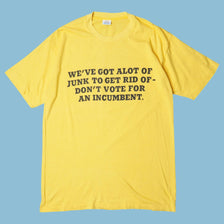 Vintage Political Statement T-Shirt - L