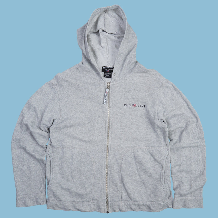 Vintage Polo Jeans Co. Ralph Lauren Zip Hoodie - S - NFF Vintage