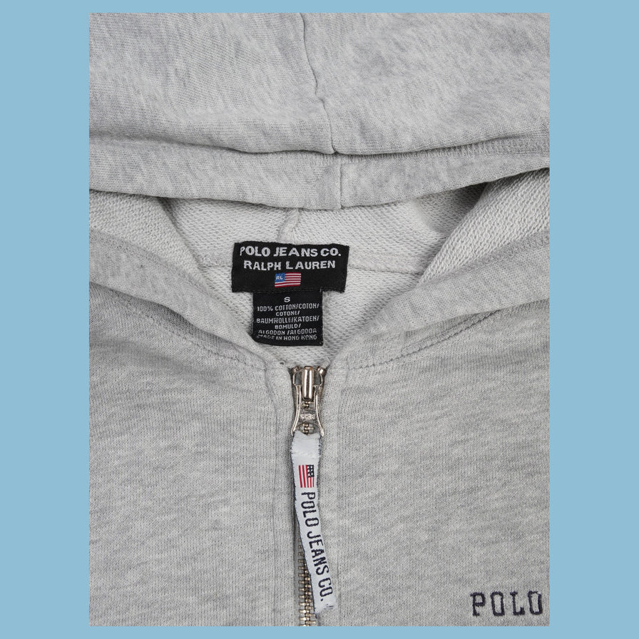 Vintage Polo Jeans Co. Ralph Lauren Zip Hoodie - S - NFF Vintage