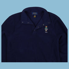 Pull zippé en polaire Vintage Polo Ralph Lauren Ours - XS