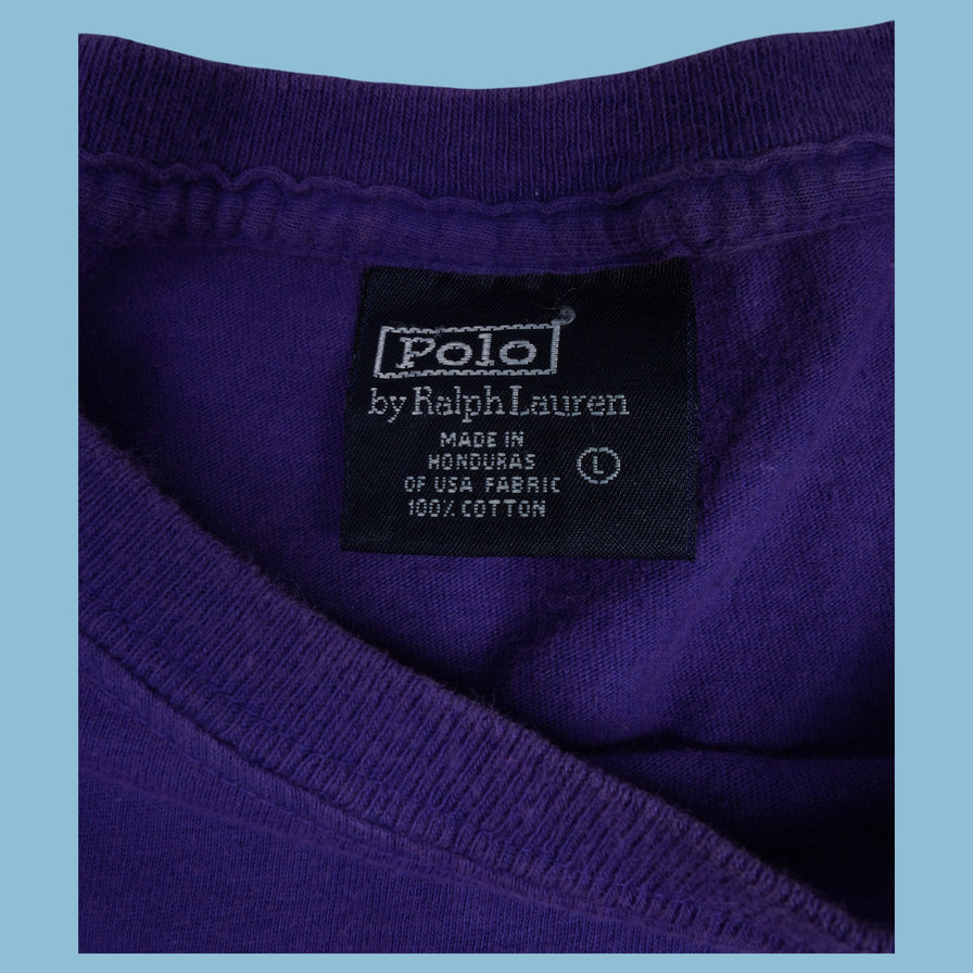 Vintage 90s Polo Ralph Lauren T-Shirt - L - NFF Vintage