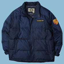 Vintage Porsche Puffer Jacket - L