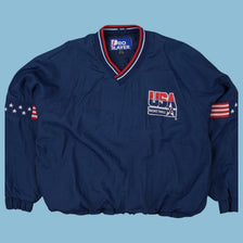 Coupe-vent de basket-ball vintage Pro Player des années 90 USA - XL