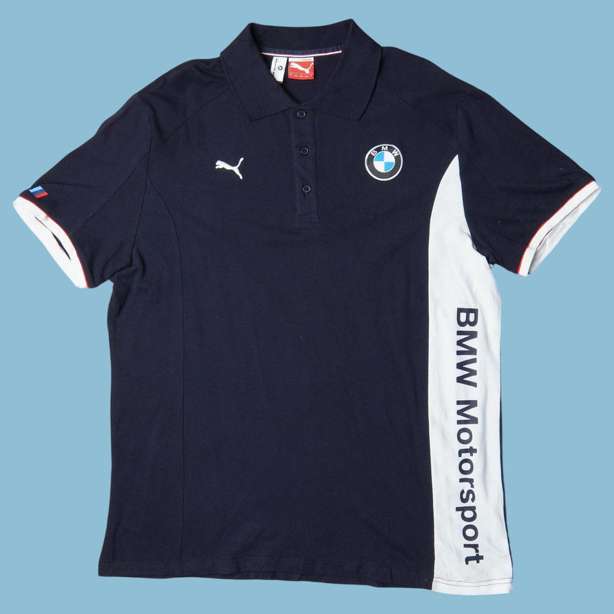 Vintage Puma BMW Motorsport Polo T-Shirt - L