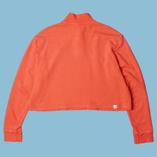 Vintage Puma Cropped Quarter-Zip Sweater - M