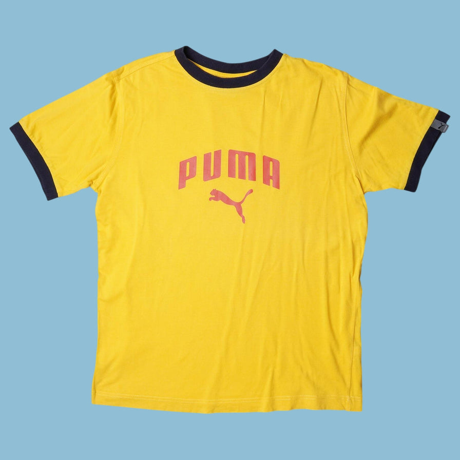 Vintage Puma Ringer T-Shirt - M