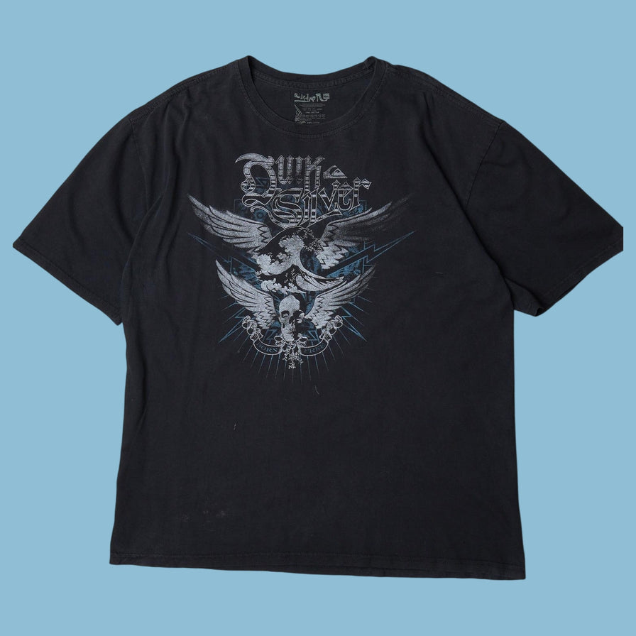Vintage Y2K Quiksilver Eagle Graphic T-Shirt - XL