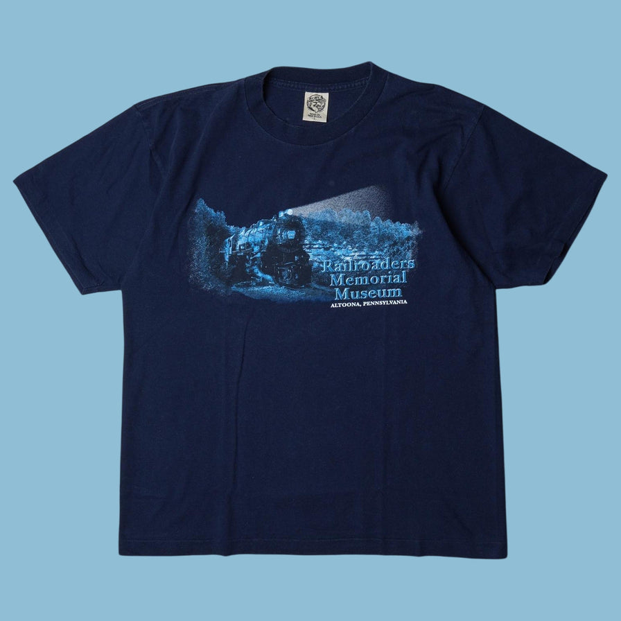 Vintage Railroaders Memorial Museum Altoona Pennsylvania T-Shirt - L