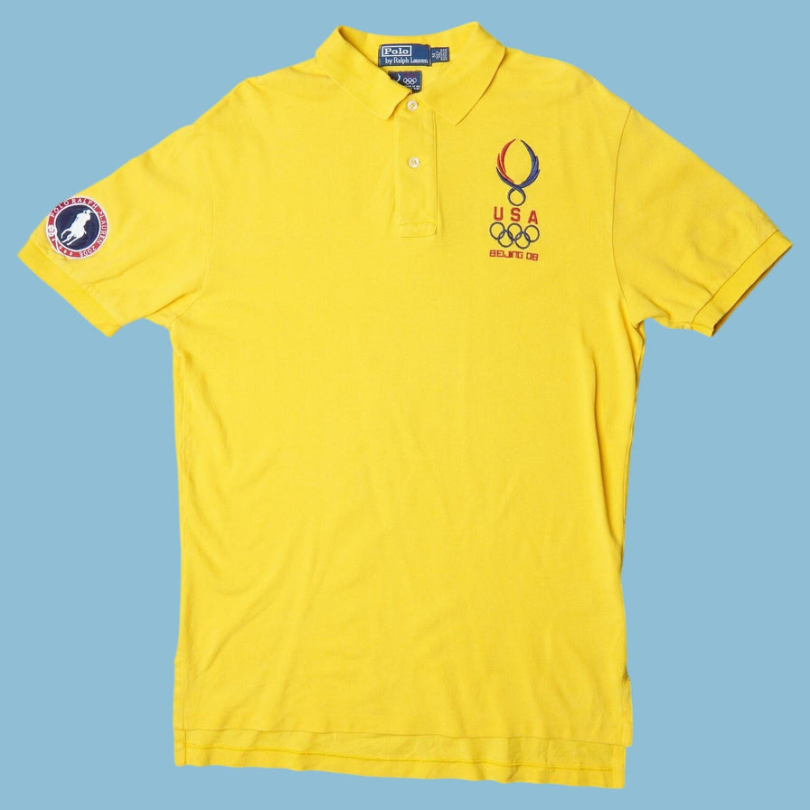 Vintage Ralph Lauren 2000s USA Beijing Olympics Polo - M