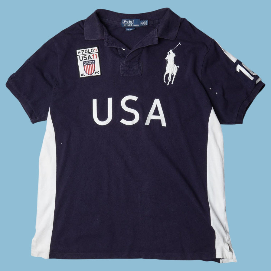Vintage Ralph Lauren 2011 USA Big Pony Polo - XL