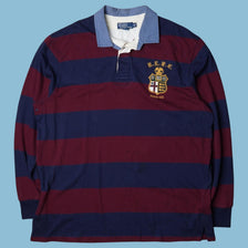 Vintage Ralph Lauren 90s R.L.P.C. Crest Rugby Longsleeve - 2XL