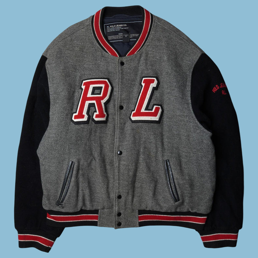 Vintage Ralph Lauren 90s RL Varsity Jacke - XL
