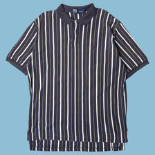 Vintage Ralph Lauren 90s Striped Polo Shirt - XL