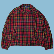 Vintage Ralph Lauren 90s Tartan Harrington Jacket - L