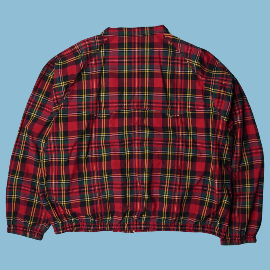 Vintage Ralph Lauren 90s Tartan Harrington Jacke - L