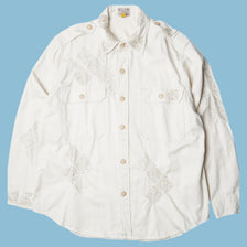 Vintage Ralph Lauren Beaded Embroidery Shirt - 2XL